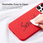 Original For iPhone 15 14 13 12 11 Pro Max Mini Case Liquid Silicone Soft Cover XR X XS 8 Plus Shockproof Protective Phone Cases
