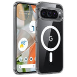 Strong Magnetic Wireless Charging Case For Google Pixel 9 Pro XL 9A Pixel9 Pro 10 Pro XL 7 8 Pro Clear Shockproof Back Cover
