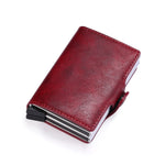 Rfid Men Card Wallets Mini Wallet 14 Card Holders