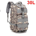 QT&QY 30/50L Tactical Backpacks Man Traveling Bags Survival Outdoor 3P Assault Pack EDC Molle Pack hiking Trekking Hunting Bag