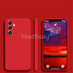 For Samsung Galaxy S24 FE Case Silicone Plain Protect Cover Samsung S25 FE S24 FE S23 S21 S22 Plus Ultra Cover Rubber Case