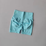 Summer High-Waist Women's Yoga Shorts Breathable Fitness Butt Lift Sports Running Shorts Cycling Push-Up Workout Gym Shorts