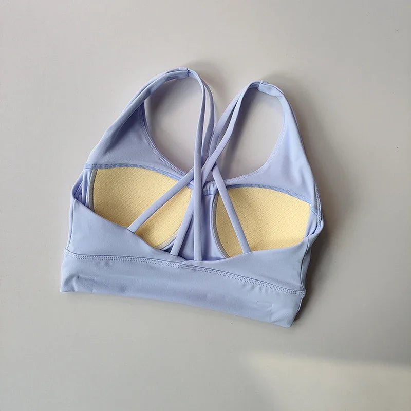 Yoga Suit Women High-end Sports Bras Leggings Slimming Hip Lifting Sports Fitness Bras and Leggings Tank Top Breathable Set