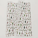 10/20 Sheets of Christmas Lantern Pattern Tissue Paper, 20*14inch Gift Wrapping Paper, Suitable for Christmas, Winter, Thanksgiving, Birthday Gift Wrapping, Bouquet Filling and Party Gift Wrapping, Best for Christmas, Perfect