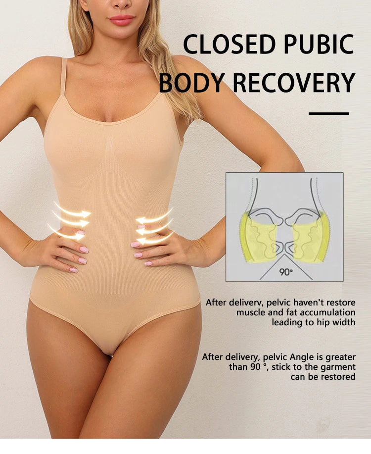 Women Bodysuit Shapewear Tummy Control Full Body Shaper Slimming Sheath Butt Lifter Push Up Thigh Slimmer Abdomen Shapers Corset