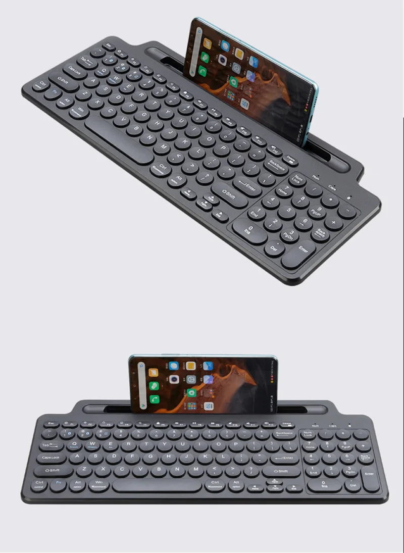 Wireless Keyboard Bluetooth Keyboard Mouse Card Slot Numeric Keypad for Android IOS Desktop Laptop PC Gamer