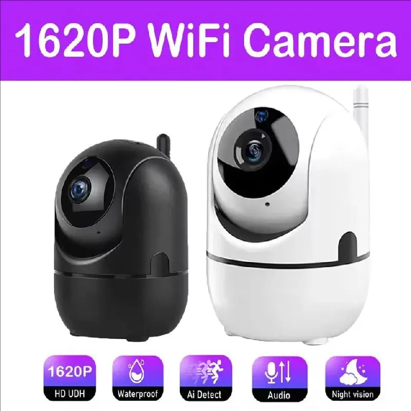 Wifi IP Camera Smart Home Auto Tracking 1620P Full Night Vision Network Wireless CCTV Video Baby Security Camera