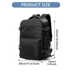 Vacuum Backpack Travel Bag for Men Large Capacity Backpack Business Laptop Backpack Women Men Expandable Backpack School Bag
