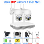 8CH NVR X 2 cam 3mp / CHINA / None