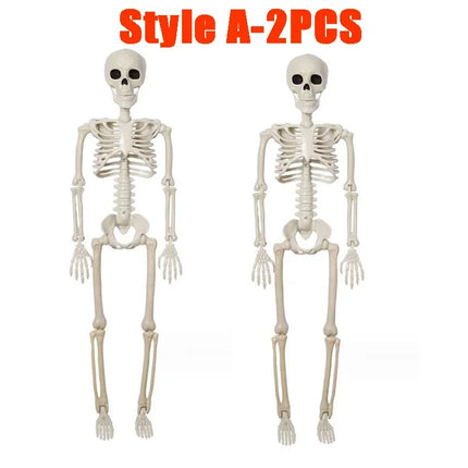 40cm Halloween Human Shape Skeleton,Posable Skeleton,Human Shape Bones,Halloween Herror Decorations,Haunted House Horror Props