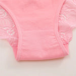 3PC/Set Women Sexy Lace Panties Low Rise Hollow Out Briefs Floral Transparent Underwear for Feamale Elastic Straps Soft Lingerie