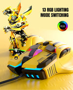 G6 Gaming Mouse Wired 128000DPI ChipA826 RGB Macro-programmable Ergonomic design superior for Gaming and Work