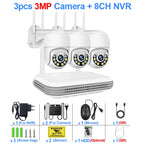 8CH NVR X 3 cam 3mp / CHINA / None