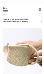 Folding Slippers Trip Travel Portable Slides Women Men Light Home Hotel Salon Homestay Guest Use Sandals Bathing Beach Shoes