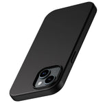 Luxury Matte Silicone Soft Case For iPhone 17 Air 16 15 14 Plus 13 12 Mini 11 Pro Max XR Ultra Thin Solid Black Cover