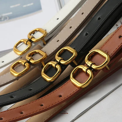 2024 Fashion Famous Luxury Brand Designer Belt for Women Waist Strap Female Jeans Dress Trouser All-match Decorative Waistband