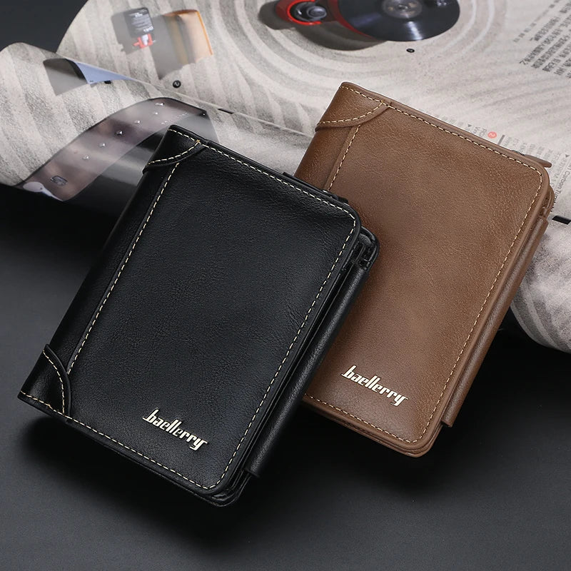 Leather Men Wallets Card Holder