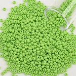 12Grams/Tube 2mm Metallic Seed Beads Japanese Round Glass Seedbeads For DIY Needlework Dress Adornment Sewing 1200pcs