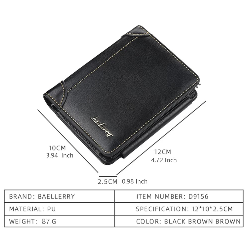 Leather Men Wallets Card Holder