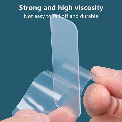 300Pcs Double Sided Adhesive Tape Nano Reusable Super Strong Transparent Wall Stickers WaterProof Widely Used Wall Mount Sticker