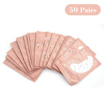 50pairs Eye Pads For Eyelash Extension Hydrogel Patches For Eyelashes U Shaped Gel Pads Lashes Extension Supplies Patches Makeup