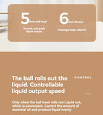 Scalp Applicator Hair Regrowth & Styling Solution Guide Comb Hexagon Head Oil Roller Ball Massage Comb Massage Relaxation Tools