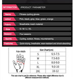 Gym Gloves Fitness Training Fingerless Men Women Bodybuilding Exercise Sports Gloves for Cycling Bicycle Anti Slip Breathable