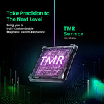 Mechanical Keyboard Magnetic Switch 60% Gaming Keyboards Rapid Trigger 0.01mm 8K ARGB HE/TMR Custom Keyboard