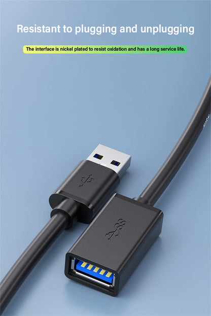 USB 3.0 Extension Cable Male to Female 5Gbps Data Cord USB3.0 Extender for PC PS3 Laptop to U Disk Smart TV USB Cable Extension