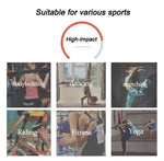 Women Sports Bra Sexy Cross Straps Back Fitness Bralette High Impact Gym Yoga Workout Crop Top Vest Push Up Running Underwear