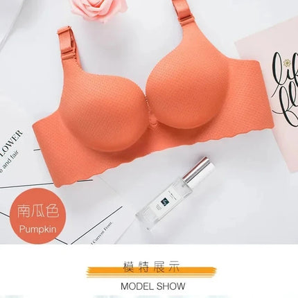 2025 New Extreme Push Up Bra 8cm Pads Small Bust Double Cup Padding Wireless Adjustable Plunge Bra Seamless Lift & Natural Shape