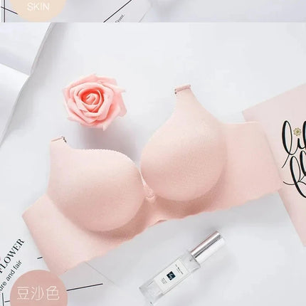 2025 New Extreme Push Up Bra 8cm Pads Small Bust Double Cup Padding Wireless Adjustable Plunge Bra Seamless Lift & Natural Shape