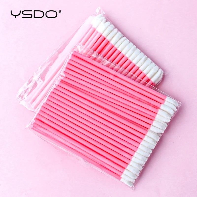 5/50/100 Pcs Lip Brushes Disposable Cosmetic Lip Brush Lipstick Lip Glossy Wands Cleaner Applicator Eyeshadow Makeup Brush Tool