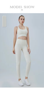 2 Piece Yoga Clothes Women's Tracksuit Athletic Wear Pilates Fitness Suit Gym Workout Push Up Clothes Sports Bra Leggings Suit