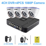 Smar 1080P Video Surveillance System 4CH H.264 CCTV HDMI DVR Security Kit Indoor Home Security Camera Day&Night Detect