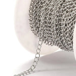 No Fade 2Meters Stainless Steel Chains for Jewelry Making DIY Necklace Bracelet Accessories Gold Chain Lips Beads Beaded Chain