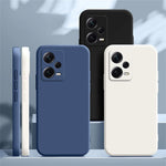 Square Matte Silicone Case for Xiaomi Redmi Note 12 5G Note 12 Pro+ Soft Fundas Redmi Note12 Pro Plus 5G Matte Basic Cover Cases