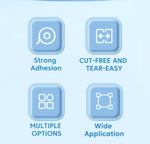 Toocki 5m Organizer Cable Management Tearable Organizador Cables 10mm Width Winder Ties Phone Accessories Wire Cord Organizer