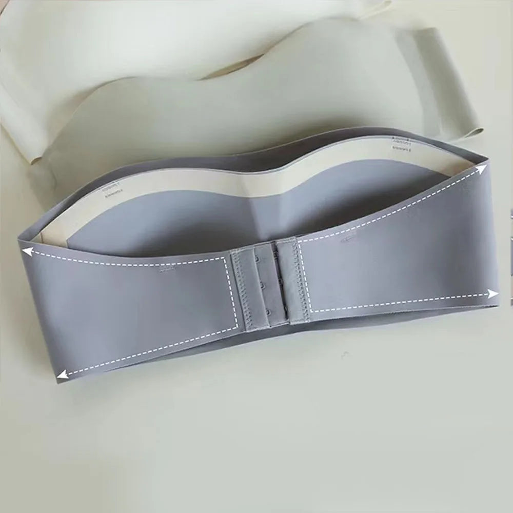 Sexy Seamless Tube Top Bra Invisible strapless Bras Women Underwear thin Non slip Push up Bralette Wireless Female Lingerie