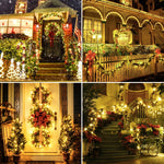 23-99ft LED Solar Light 50-300 Lights Outdoor Waterproof Fairy Garland Lights Christmas Party Halloween Decorations Solar Lights
