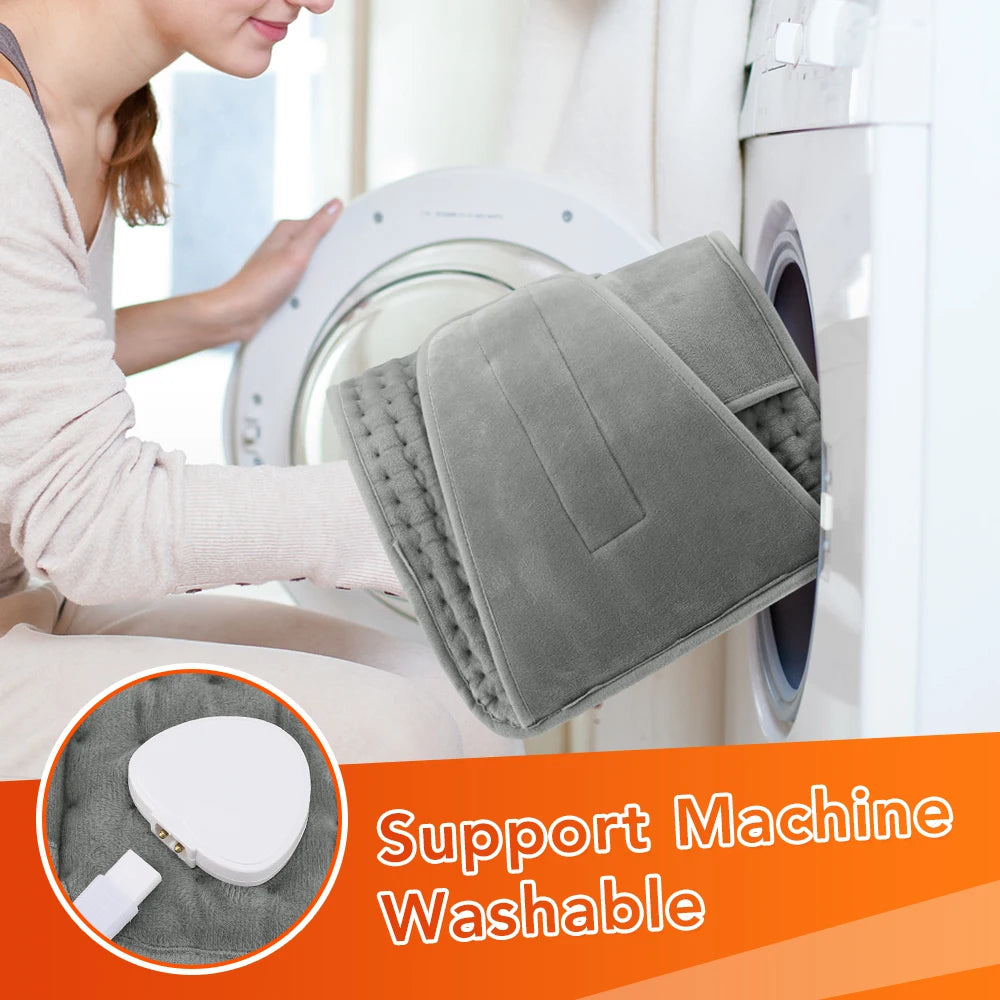 Electric Heating Waist Belt Warm Thermal Pad Office Home Temperature Control Waist Belt Warming Back Hand Warmer