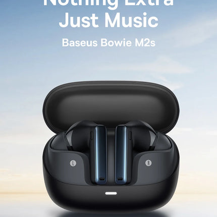Baseus Bowie M2s ANC Earphone Bluetooth 5.3 Hybrid -48dB Noise Cancellation Wireless Headphone Support 3D Spatial Audio Earbuds
