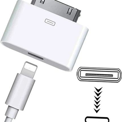 Lighting To 30Pin Adapter 8Pin Male To 30 Pin Female Charging Sync Converter for IPhone 4 4S IPad 2 3 IPod Touch Charger Cable