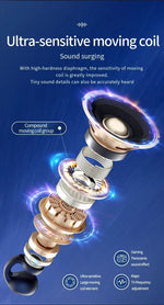 T75 Sport Bone-Conduction Bluetooth 5.3 Earphones HiFi Sound Wireless Headphones Earclip Waterproof Open Ear Headset Earring