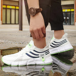 Men Casual Sport Shoes Breathable Lightweight Sneakers Outdoor Mesh Black Running Shoes Athletic Jogging Tenis Walking Shoes