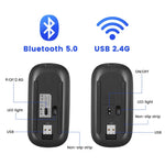 Bluetooth Mouse for APPle MacBook Air Pro Retina 11 12 13 15 16 mac book Laptop Wireless Mouse Rechargeable Mute Gaming Mouse