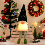 1~4pcs 2024 Christmas Doll Elf Knitted Gnome with Led Night Light Christmas Decorations for Home Xmas Navidad New Year 2025 Gift