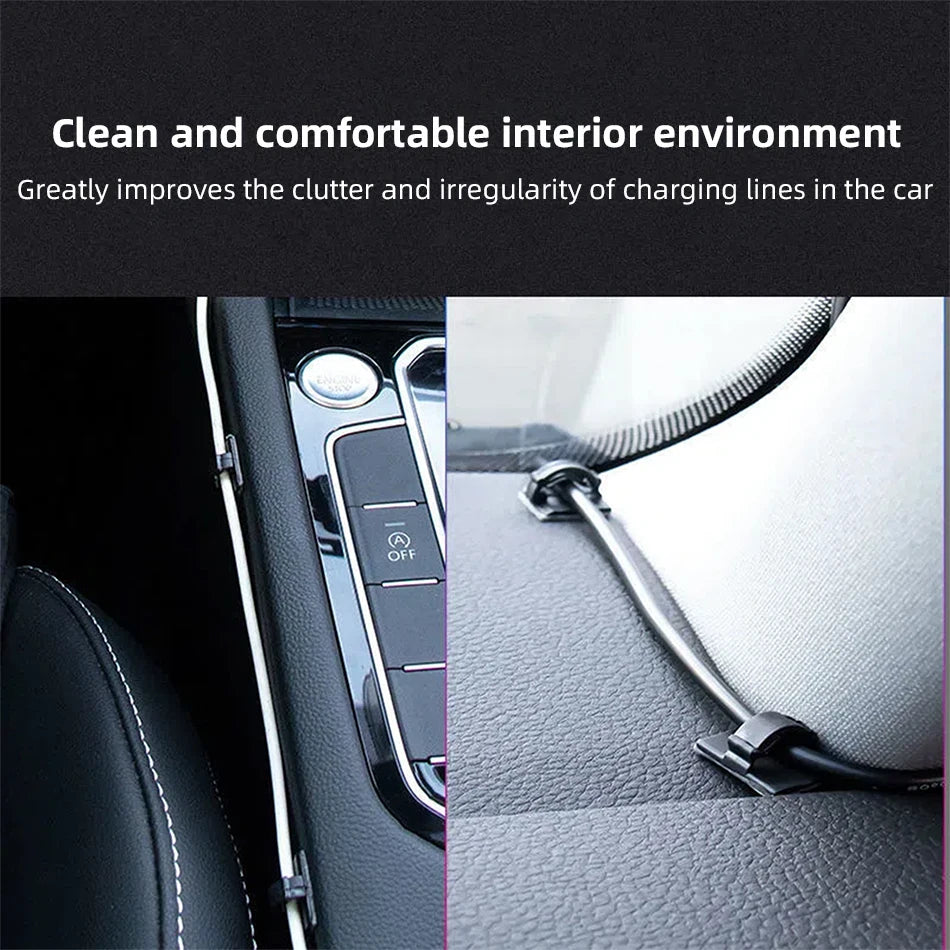 30pcs Cable Organizer Clips Cord Holder Desktop Workstation Wire Manager USB Charging Data Line Bobbin Winder Cable Management