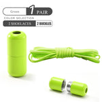 Elastic No Tie Shoelaces Semicircle Shoe Laces For Kids and Adult Sneakers Shoelace Quick Lazy Metal Lock Laces Shoe Strings