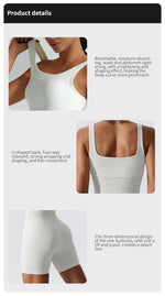 High Elastic Integrated Tight Fitting Jumpsuit Aerial Beauty Back Yoga Suit Seamless Jumpsuit for Women